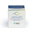 Close-up of Vetsulin Insulin U-40 for Dogs & Cats label