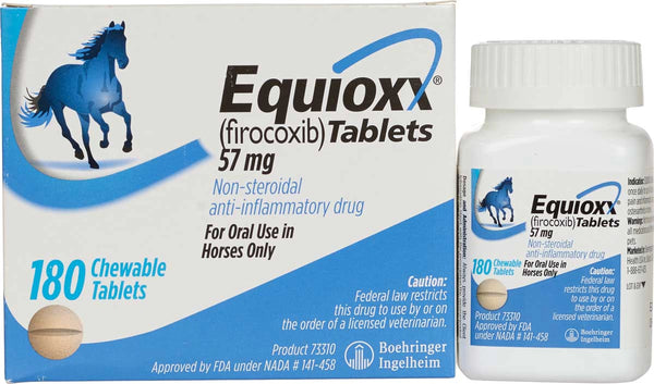 Single Equioxx (firocoxib) tablet for oral administration in horses