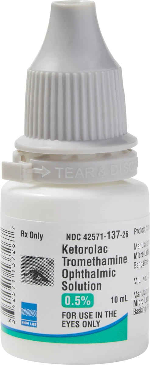 Ketorolac Tromethamine Ophthalmic Solution 0.5