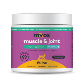 MYOS Feline Muscle & Joint Formula with Green Lipid Mussel, 198g (180 scoops)