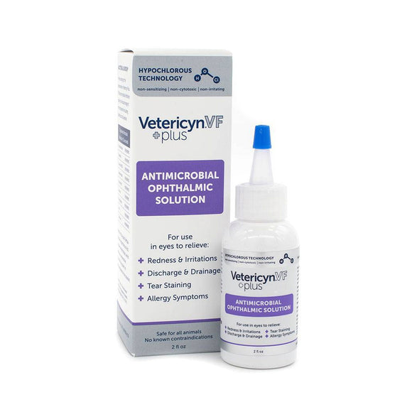 Vetericyn VF Plus Antimicrobial Ophthalmic Solution For Dogs & Cats (2 oz)