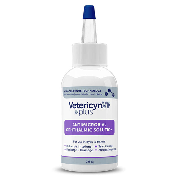 Vetericyn VF Plus Antimicrobial Ophthalmic Solution For Dogs & Cats (2 oz)