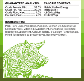 Bixbi Rawbble Freeze-Dried Dog Food, Pork Recipe - 0