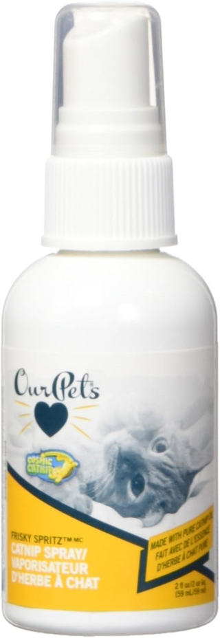 OurPets Frisky Spritz Catnip Spray For Cats (2 oz)