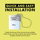 Zilla Non-locking Screen Clips