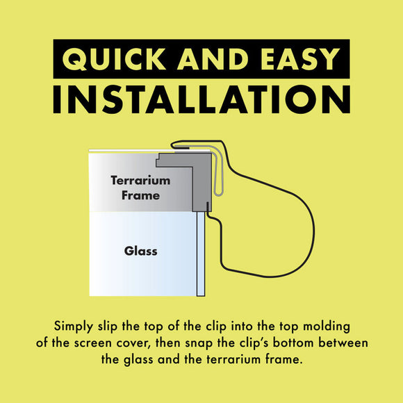 Zilla Non-locking Screen Clips