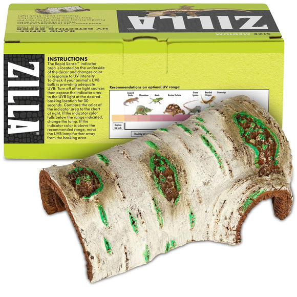 Zilla Rapid Sense UV Detecting Decor Poplar Log