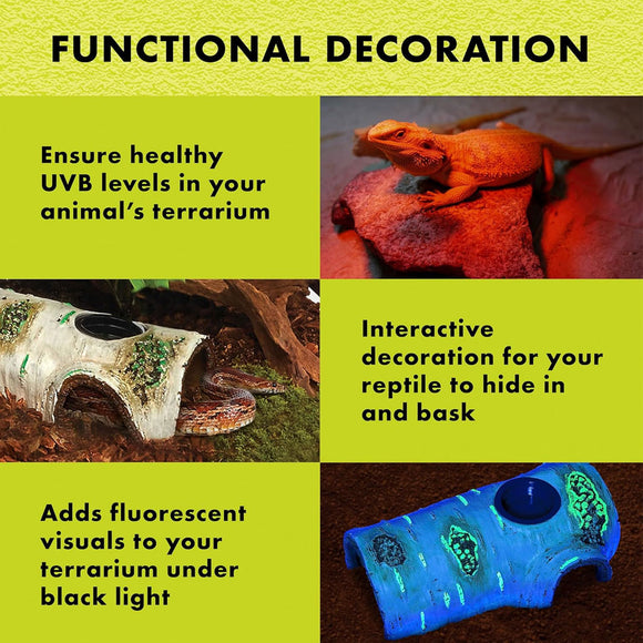 Zilla Rapid Sense UV Detecting Decor Poplar Log