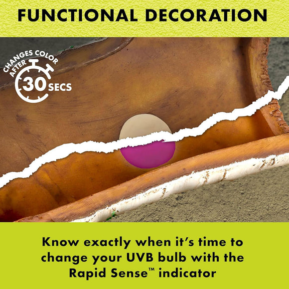 Zilla Rapid Sense UV Detecting Decor Poplar Log