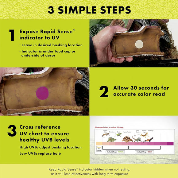 Zilla Rapid Sense UV Detecting Decor Poplar Log