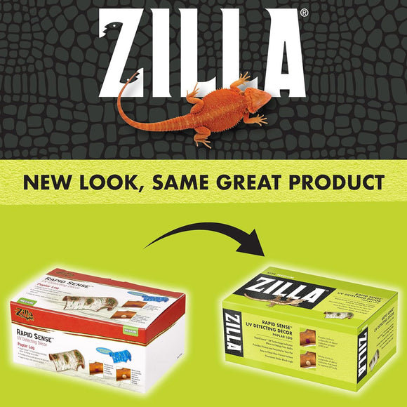 Zilla Rapid Sense UV Detecting Decor Poplar Log