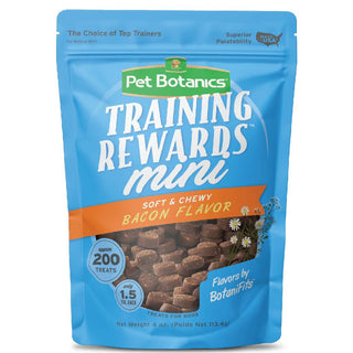 Pet Botanics Training Rewards Mini Soft & Chewy Bacon Flavor Dog Treats (4 oz)