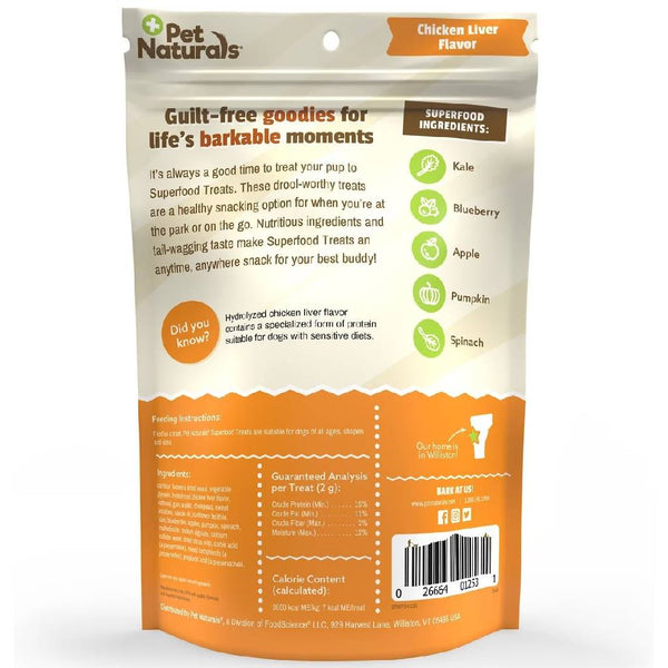 Pet Naturals Superfood Treats for Dogs, Homestyle Chicken Flavor