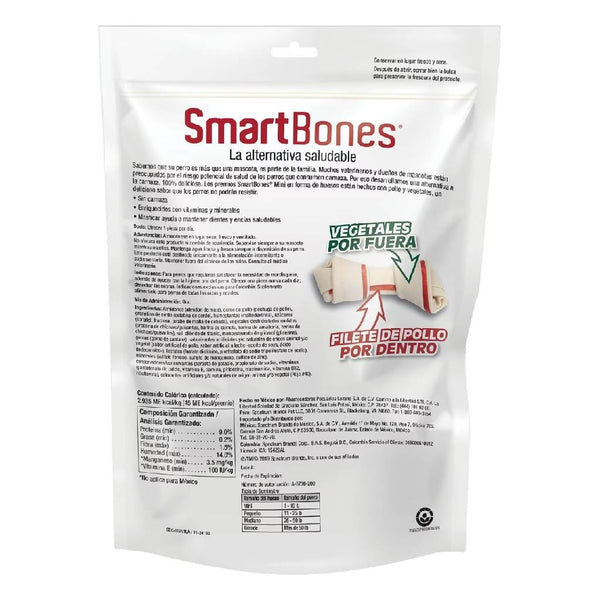 SmartBones Rawhide-Free Chicken Chews For Dogs (16 mini bones)