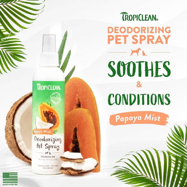 Tropiclean Papaya Mist Cologne For Pets (8 oz)