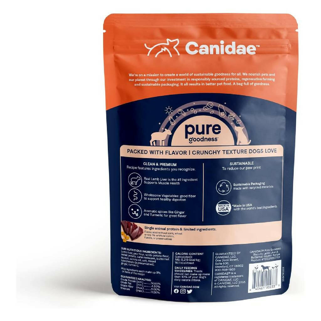 Canidae Pure Heaven Lamb Liver & Butternut Squash Biscuits (11 oz)