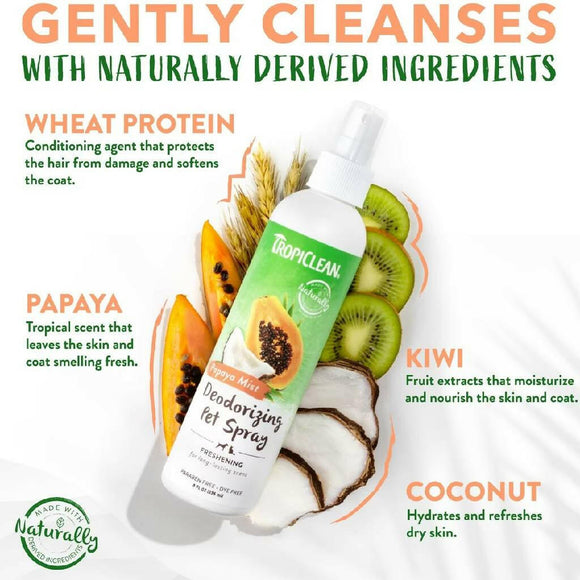 Tropiclean Papaya Mist Cologne For Pets (8 oz)