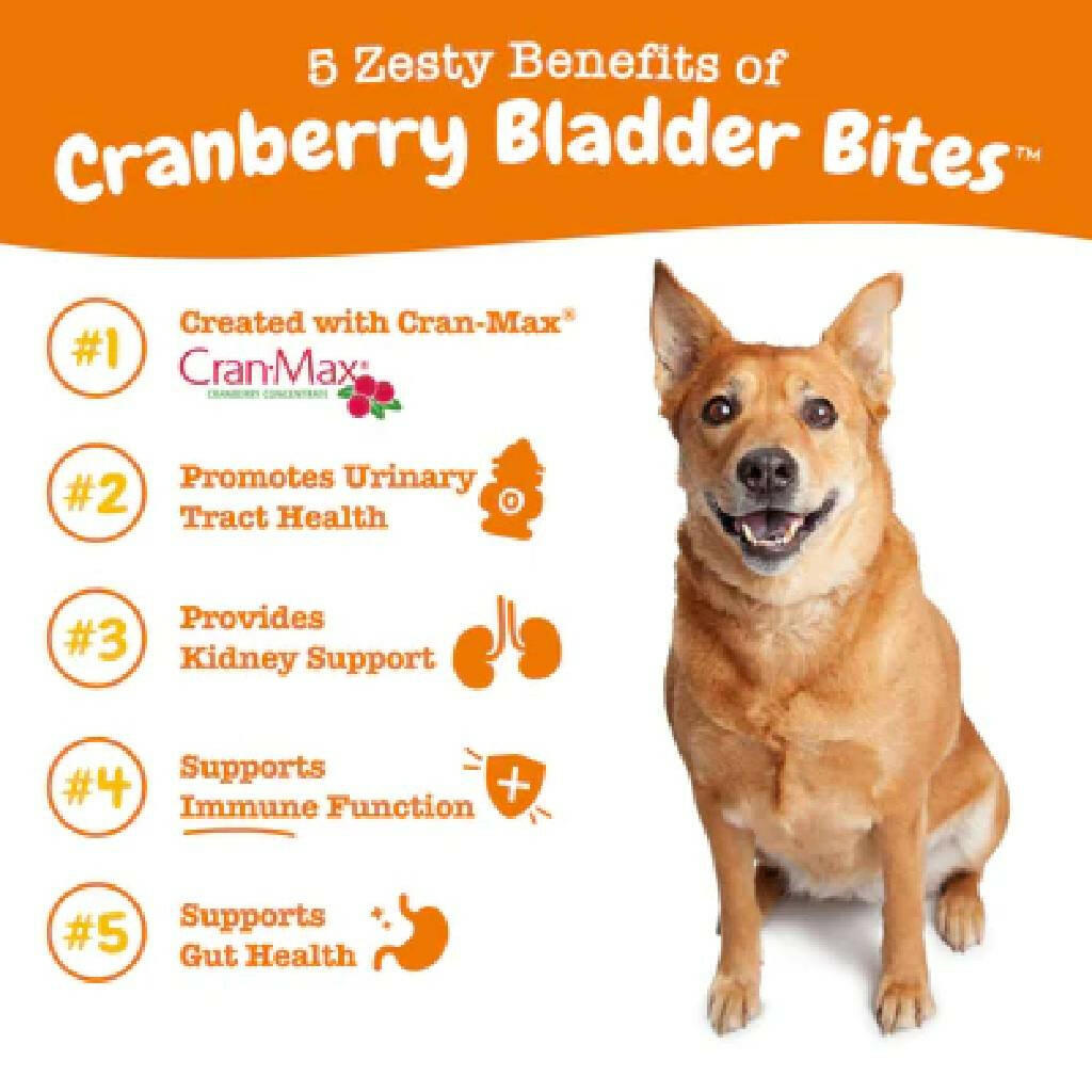 Zesty Paws Cranberry Bites Chicken Dog (90 ct)