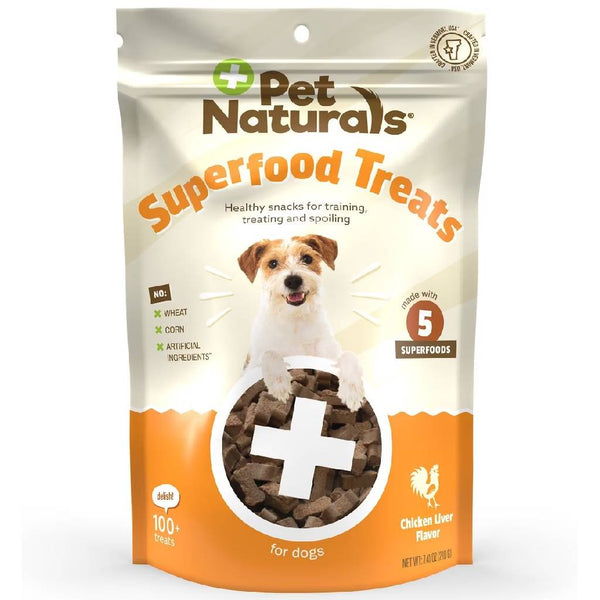 Pet Naturals Superfood Treats for Dogs, Homestyle Chicken Flavor
