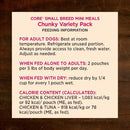 Wellness CORE Grain-Free Small Breed Mini Meals Chunky Wet Dog Food Variety Pack (3 oz x 12 pouches)