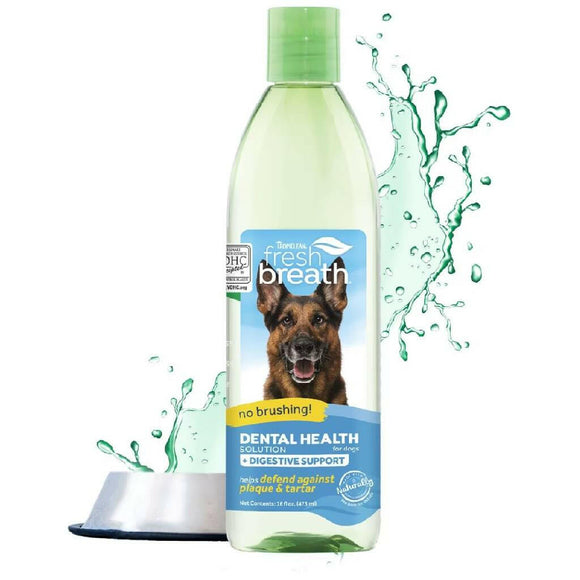 Tropiclean Fresh Breath Water Additive Digestive Support (16 oz)