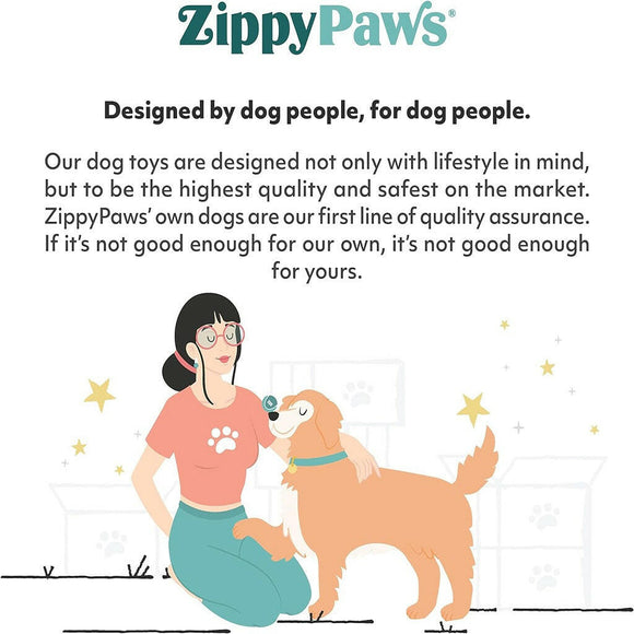 Zippy Paws Burrow Arctic Wolf Interactive Toy For Dog (Extra Large)