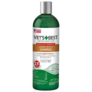 Vet's Best Advanced Strength Flea & Tick Shampoo For Dogs (12 oz)
