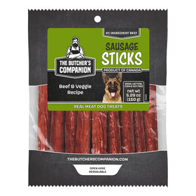 The Butcher's Companion Sausage Sticks Dog Treats