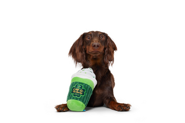 BARK Cup O' The Mornin' Irish Coffee St. Patrick's Day Dog Toy - 0