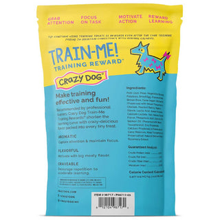Crazy Dog Train-Me! Training Treat Minis Chicken Flavor For Dogs (4 oz)