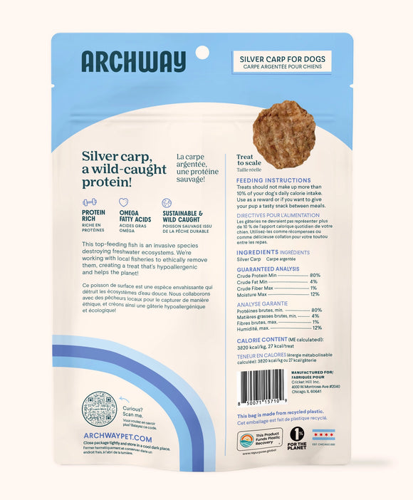 Archway Single Ingredient Sustainable Fish Dehydrated Dog Treats, 2.5-oz Dog Treats.