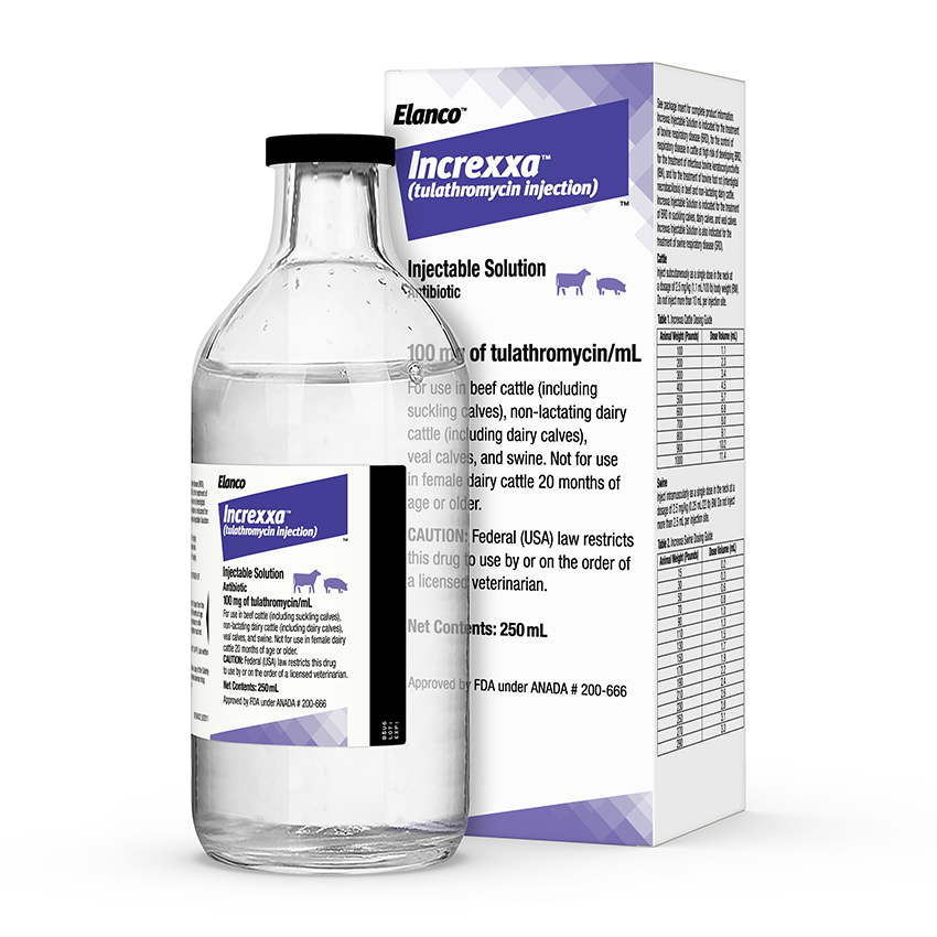 Increxxa (Tulathromycin) Injectable Solution - Respiratory Protection for Livestock - 0