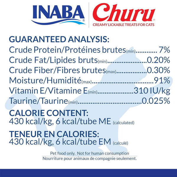 Inaba Churu Tuna Variety Pack Grain-Free Lickable Treat for Cats