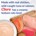 Inaba Churu Tuna & Chicken Variety Pack Grain-Free Lickable Treat for Cats