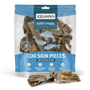 Icelandic+ Cod Skin Pieces Dog Treats, 1-lb-1
