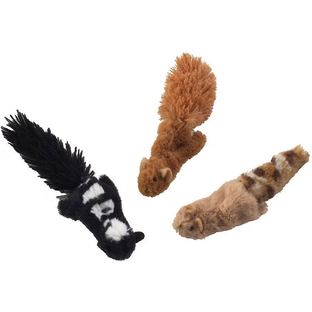 Ethical Skinneeez Forest Creatures Cat Toy with Catnip