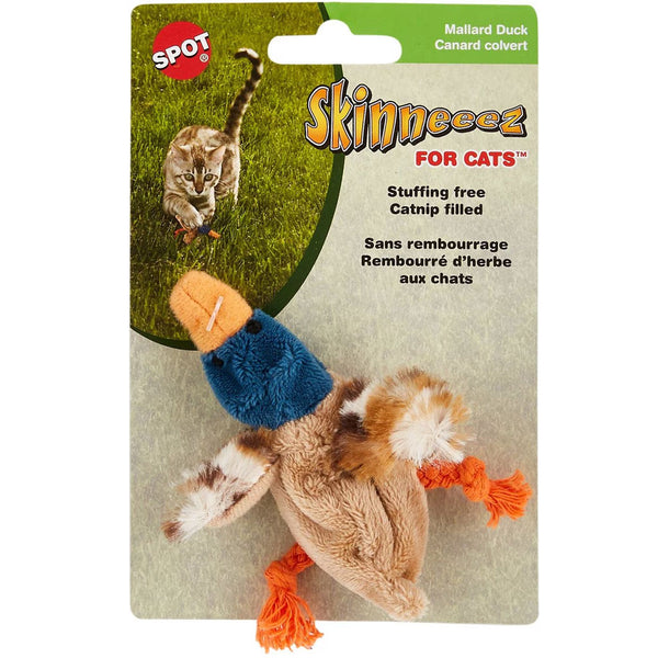 Ethical Skinneeez Barnyard Creatures Cat Toy with Catnip, Assorted, 4.25", 1 count