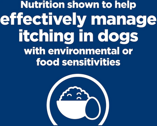 derm complete wet food is shown to effectively manage itching in dogs with environmental and/or food sensitivities 