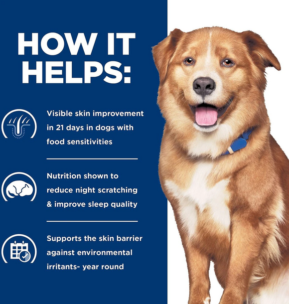 Hill's Prescription Diet Derm Complete Rice & Egg Recipe Wet Dog Food (13 oz x 12 cans)