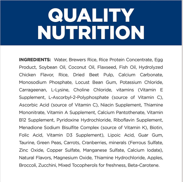 Hill's Prescription Diet Derm Complete Environmental/Food Sensitivities Rice & Egg Recipe Wet Dog Food (13 oz x 12 cans)