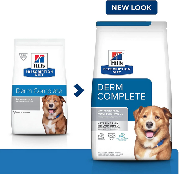 Hill's Prescription Diet Derm Complete Skin & Food Sensitivities Dry Dog Food
