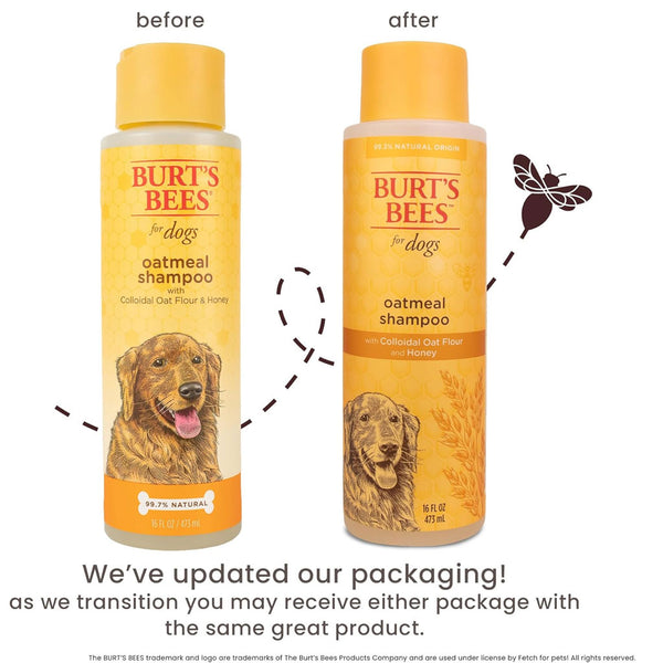 Burt's Bees Oatmeal Shampoo with Colloidal Oat Flour & Honey for Dogs