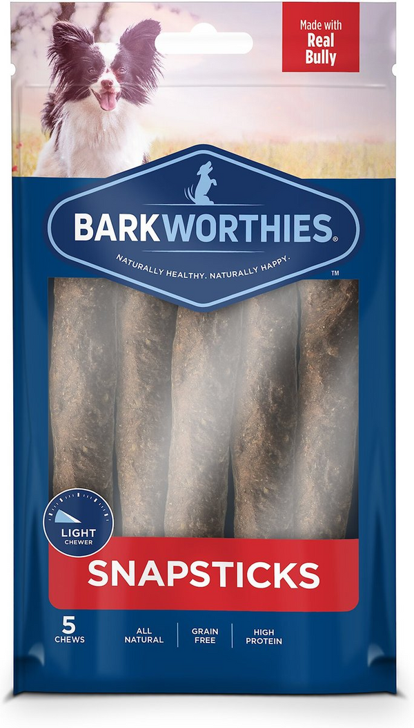 Barkworthies Bully Snapsticks 6" (5 chews)