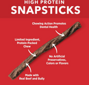 Barkworthies Bully Snapsticks 6" (5 chews)-3