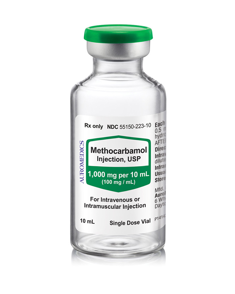 Methocarbamol Injection 100mg/mL (10 ml)