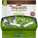 Merrick Fresh Kisses Double-Brush Coconut & Botanical Oil Dental Dog Treats, Extra Small 40 count