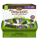 Merrick Fresh Kisses dental treats with double-brush action for oral hygiene 12 count