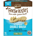 Merrick Fresh Kisses Double Brush Dog Dental Treats for Small Breeds packaging 78 count