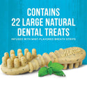 Merrick Fresh Kisses dental treats for maintaining dog's oral hygiene