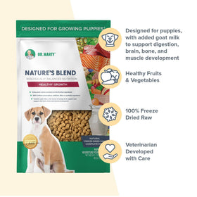 Dr. Marty Nature's Blend Healthy Growth Freeze Dried Raw Food for Puppies - 0